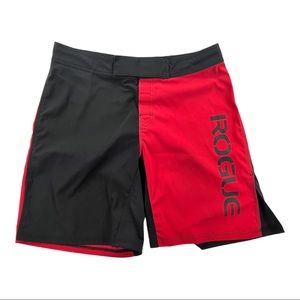 Rogue Black and Red Athletic Shorts